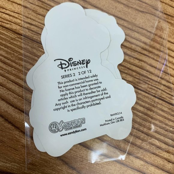Disney Sandylion Princesses Vending Machine Stickers Snow White Aurora Belle - Picture 8 of 8